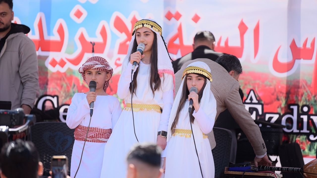 Ezidiler, Afrin'de Kırmızı Çarşamba Bayramı'nı Coşkuyla Kutladı