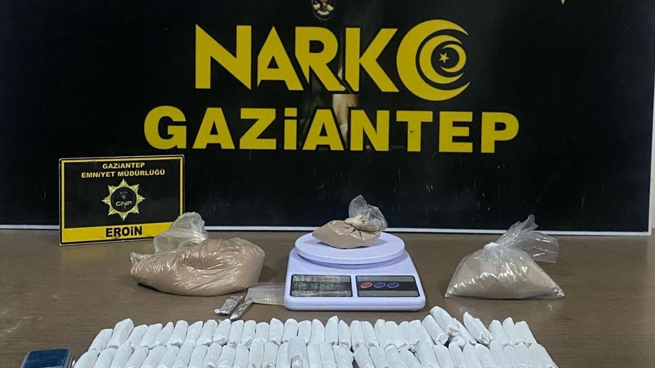 Gaziantep'te Uyuşturucu Operasyonunda 2 Zanlı Tutuklandı