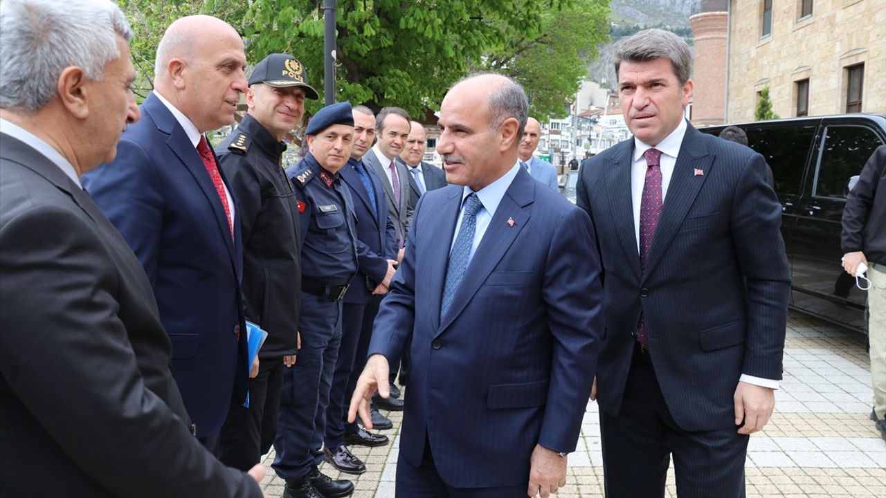 İçişleri Bakan Yardımcısı Aktaş Amasya Valiliği'ni Ziyaret Etti