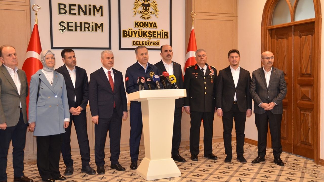İçişleri Bakanı Yerlikaya, Konya'da Yatırımları Değerlendirdi