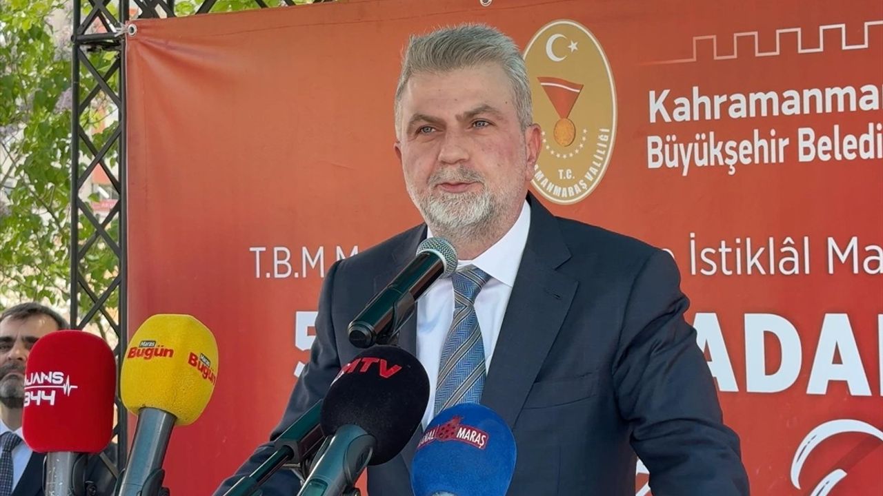 Kahramanmaraş'a İstiklal Madalyası'nın 100. Yılı Coşkuyla Kutlandı