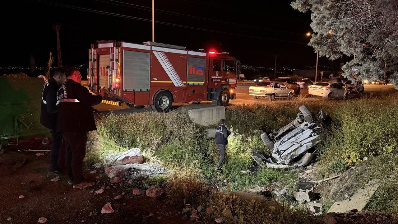 Kahramanmaraş'ta feci kaza: 1 ölü, 1 yaralı