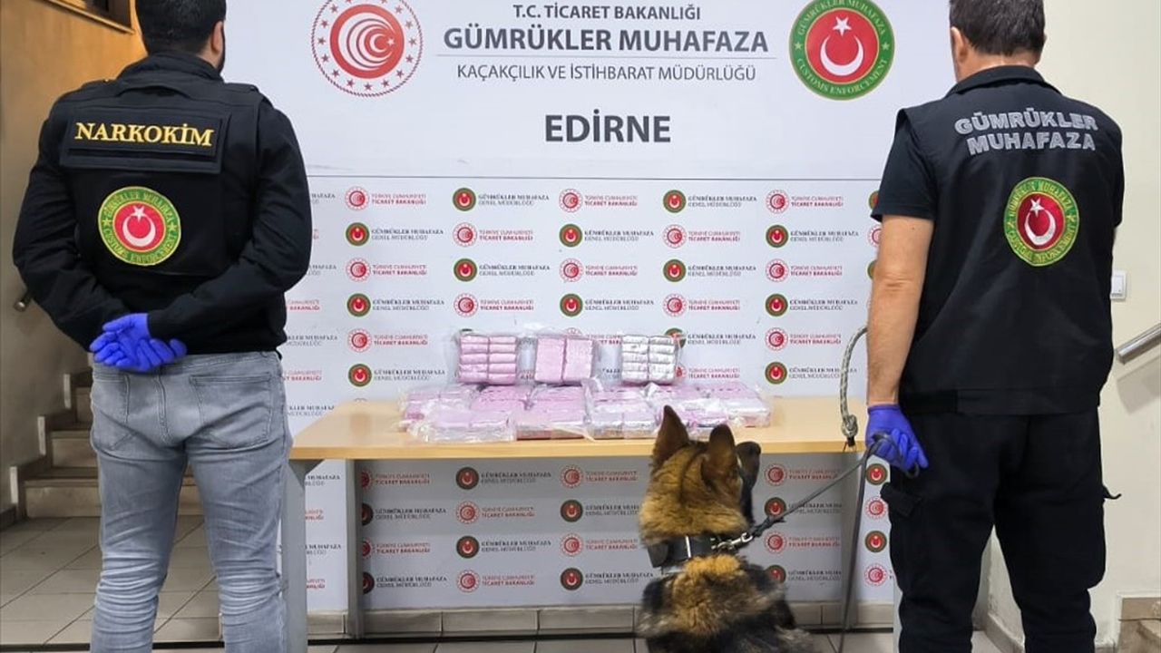 Kapıkule'de 46 Kilo Uyuşturucu Operasyonu