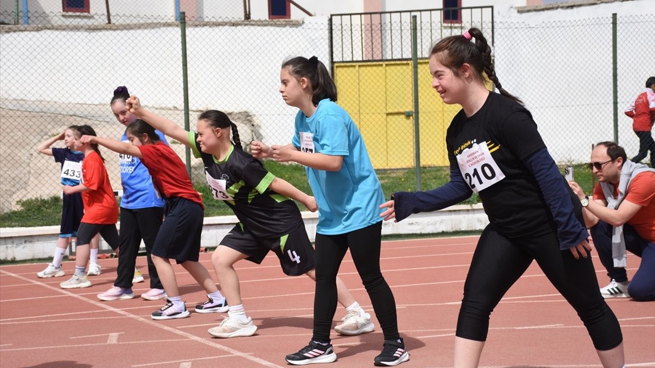 Karaman'da Özel Sporcular Türkiye Atletizm Birinciliği Düzenlendi