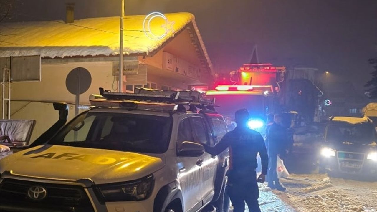 Kastamonu'da Kar Engeline Rağmen Kalp Hastasına Acil Yardım