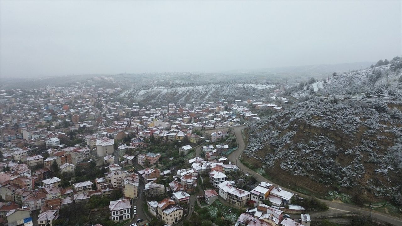 Kastamonu'da Kar Yağışı Etkili Oldu