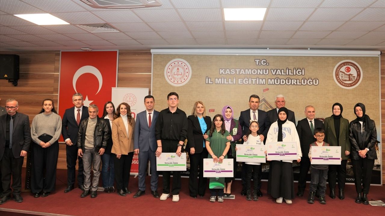 Kastamonu'da 'Sağlıklı Nesil Sağlıklı Gelecek Yarışması' Ödülleri Sahiplerini Buldu