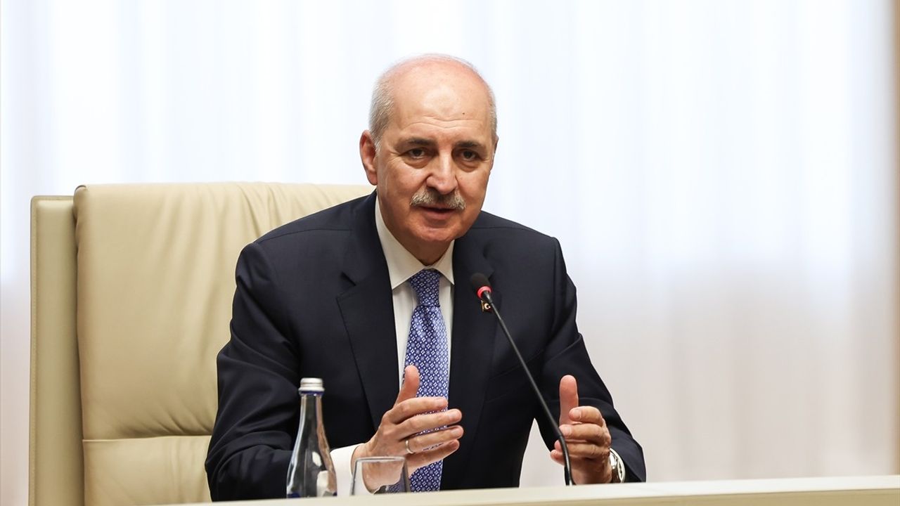 Kırgızistan Cumhurbaşkanı Caparov, TBMM Başkanı Kurtulmuş'u Ağırladı