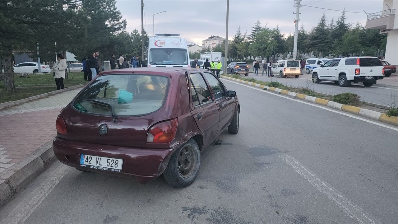 Konya'da Trafik Kazası: 3 Yaralı