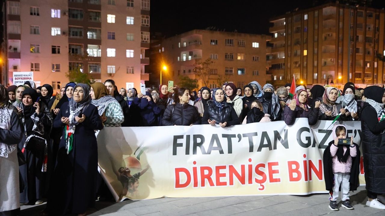 Mardin'de Gazze Saldırılarına Protesto