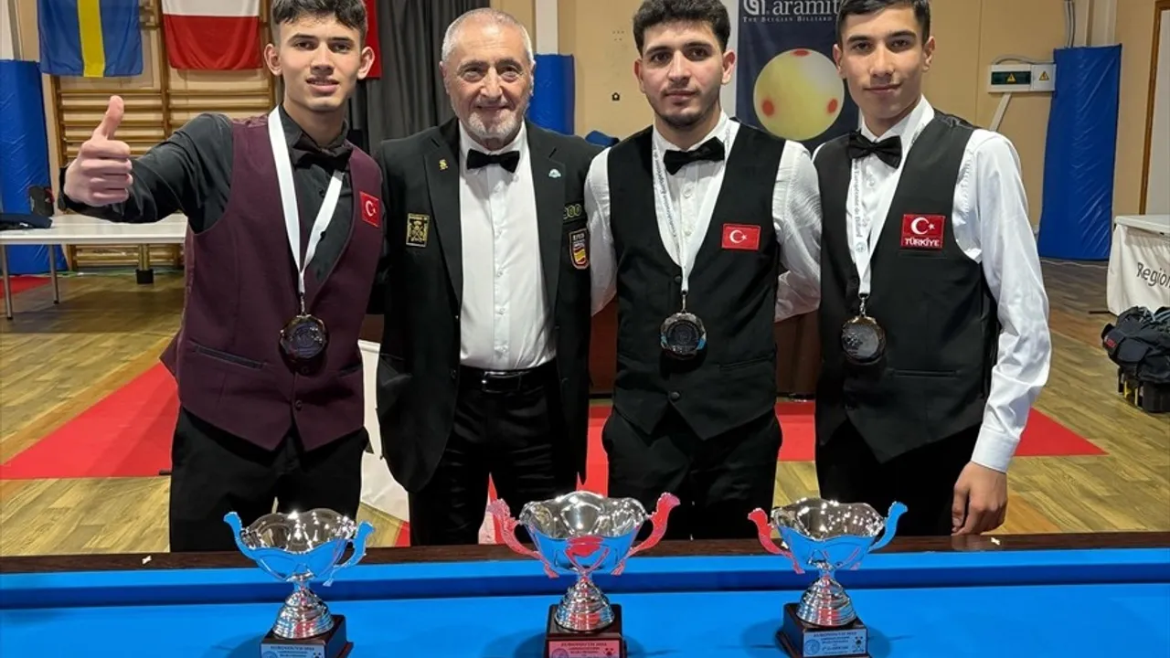 Milli Bilardocular Bronz Madalya İle Döndü