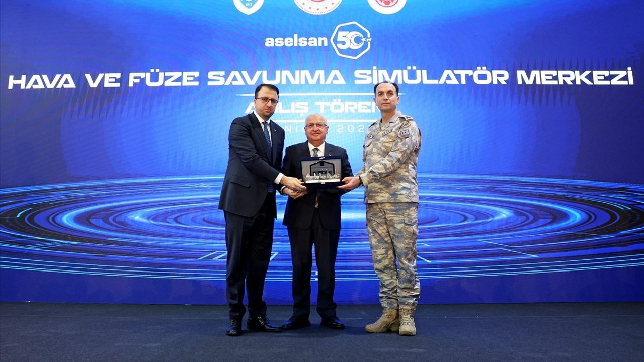 Milli Savunma Bakanı Güler, Hava ve Füze Savunma Simülatör Merkezi Açılış Töreni'nde