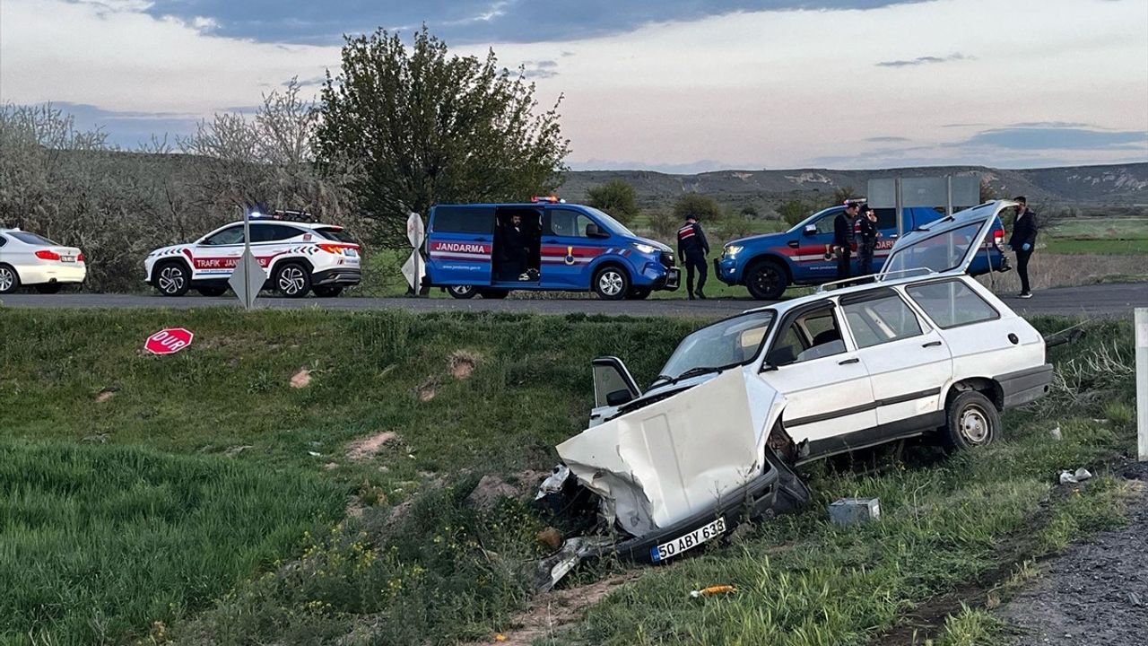 Nevşehir'deki Feci Trafik Kazası Güvenlik Kamerasında