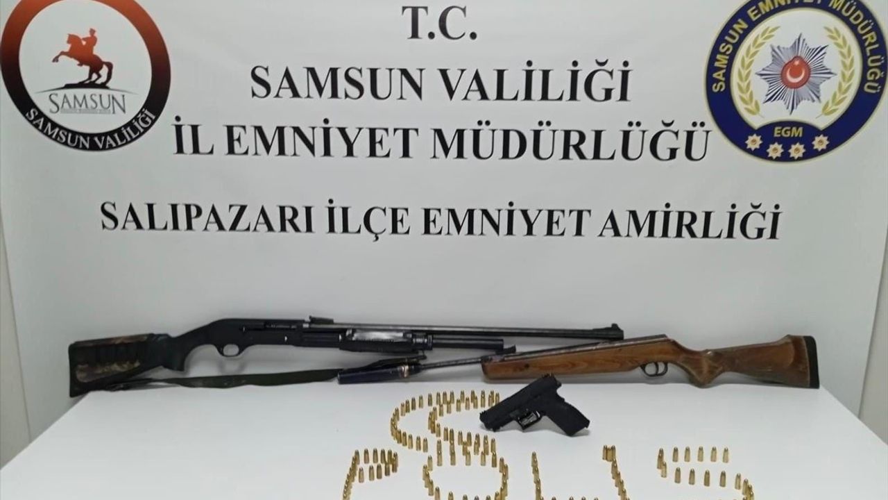 Samsun'da Silah Kaçakçılığı Operasyonu: 3 Şüpheli Yakalandı