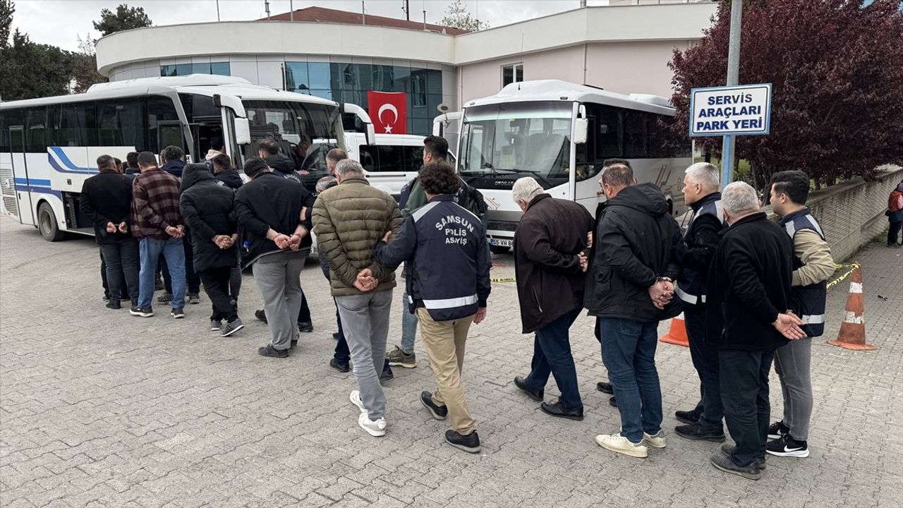 Samsun Merkezli Büyük 'Change' Araç Operasyonu: 30 Şüpheli Adliyeye Sevk Edildi