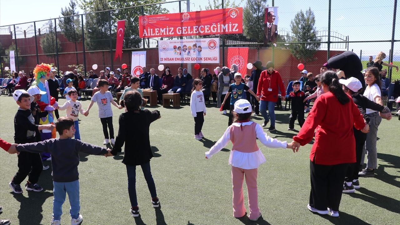 Siirt'te 23 Nisan Engelsiz Çocuk Şenliği Coşkuyla Kutlandı