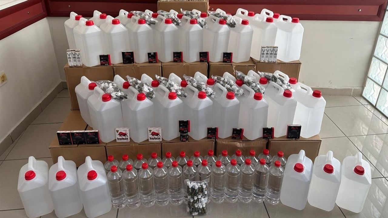 Sinop’ta Sahte ve Kaçak Alkol Operasyonu: 3 Gözaltı