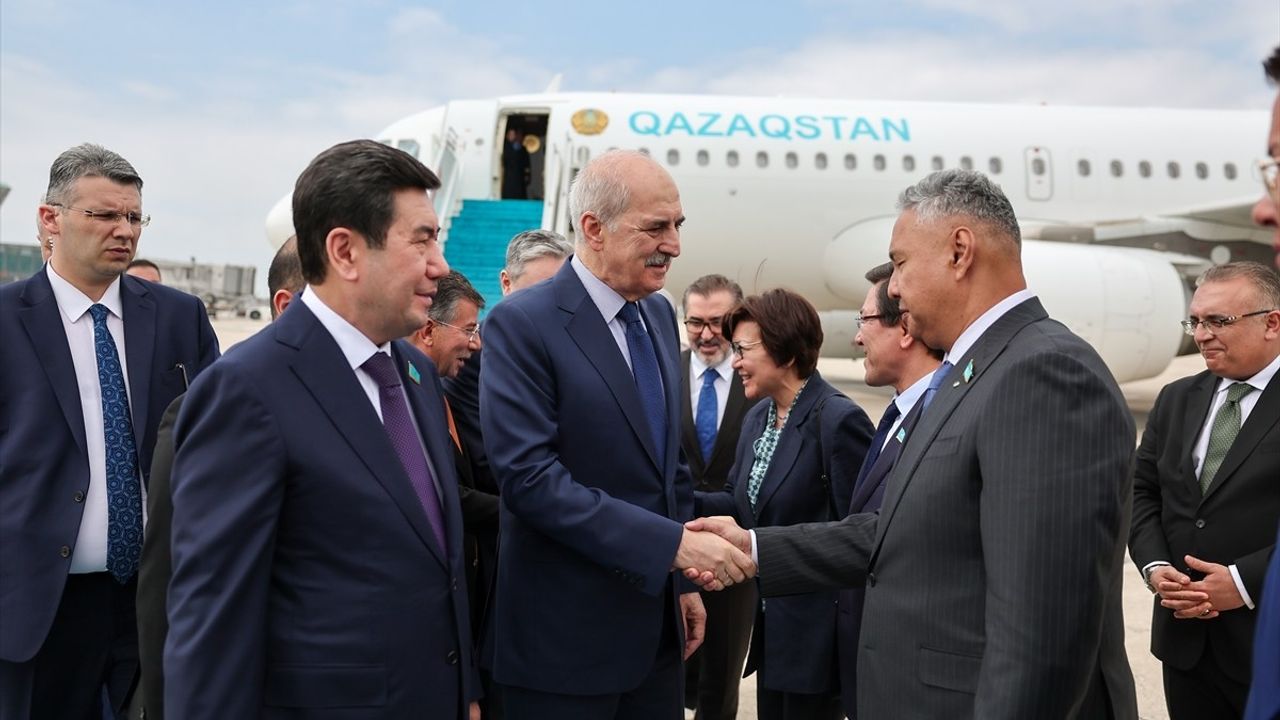 TBMM Başkanı Kurtulmuş, Kazakistan Meclis Başkanı Koşanov ile Görüştü