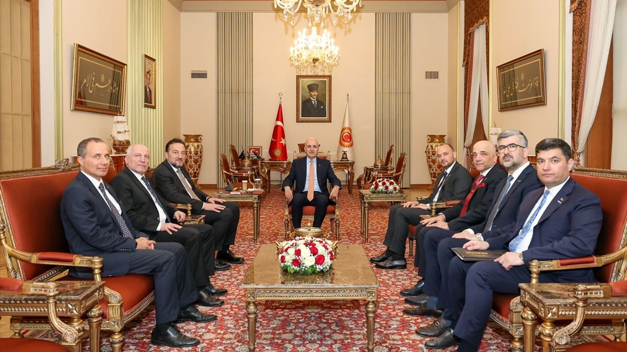 TBMM Başkanı Kurtulmuş, MÜSİAD Genel Başkanı Asmalı'yı Kabul Etti