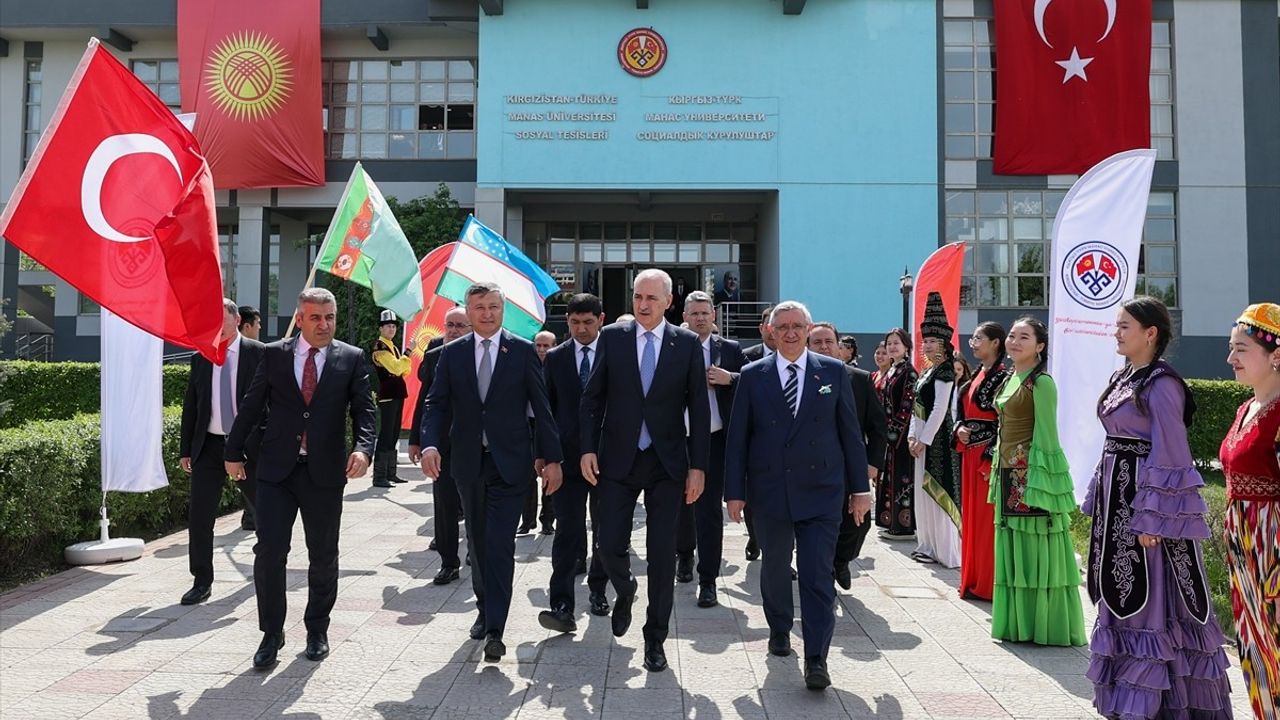 TBMM Başkanı Kurtulmuş'tan Kırgızistan-Türkiye Manas Üniversitesi Ziyareti