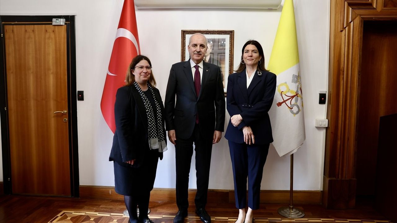 TBMM Başkanı Kurtulmuş'tan Vatikan Büyükelçiliği Ziyareti