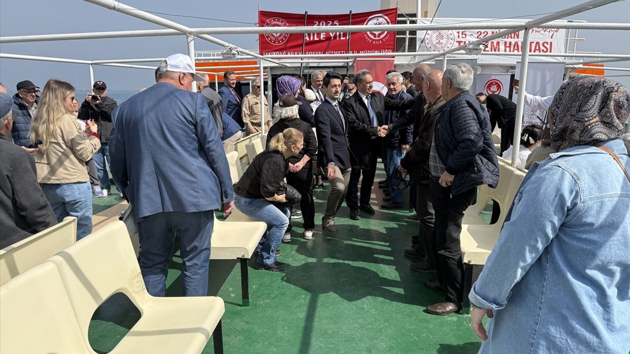 Tekirdağ'da Gaziler ve Yaşlılar İçin Keyifli Tekne Turu