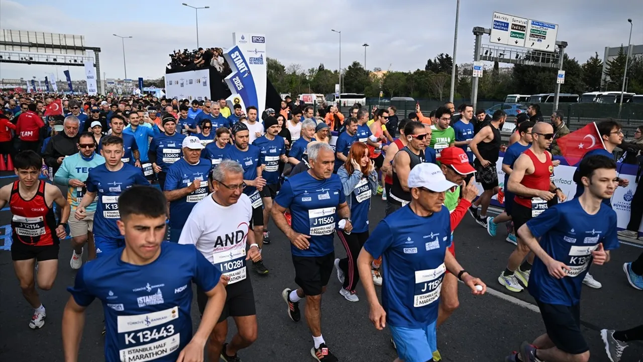 Türkiye İş Bankası 20. İstanbul Yarı Maratonu Coşkuyla Başladı