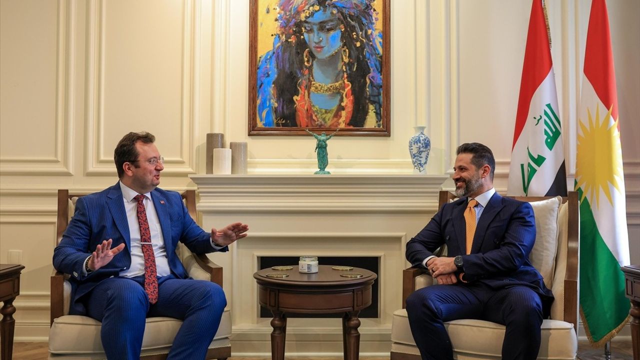Türkiye'nin Erbil Başkonsolosu, IKBY Başbakan Yardımcısı ile Görüştü