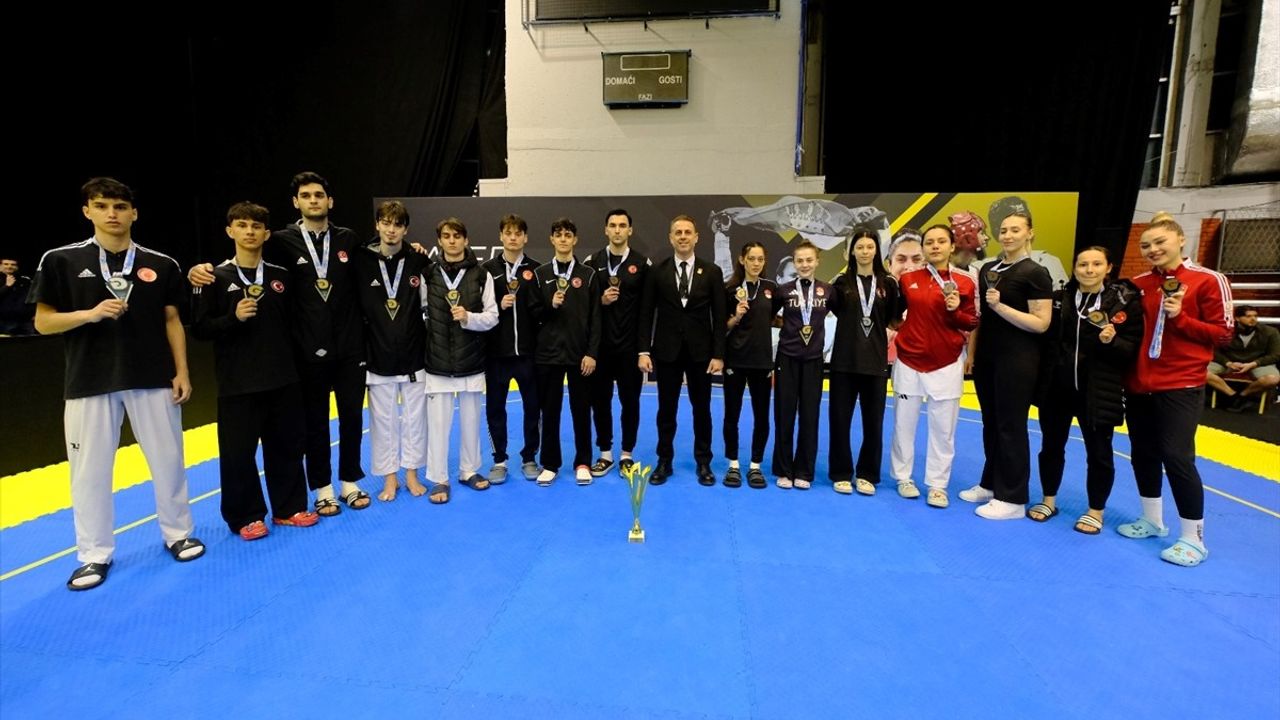 Türkiye Tekvando Milli Takımı, Sırbistan'da 7 Altınla Zirvede