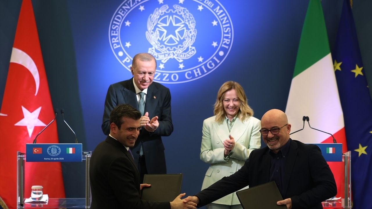 Türkiye ve İtalya Arasında 11 Anlaşma İmzalandı