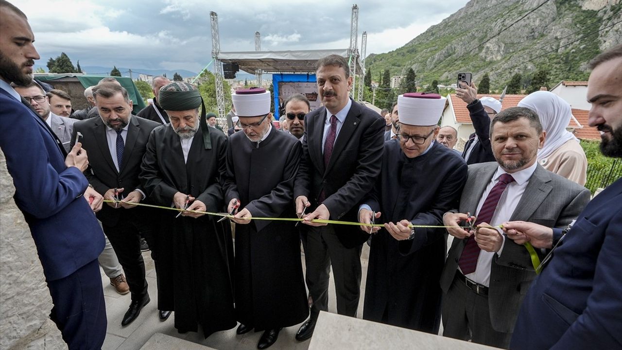 Vakıflar Genel Müdürü Aksu, Bosna Hersek'te Tarihi Eserlerin Yeniden İbadete Açılış Töreninde