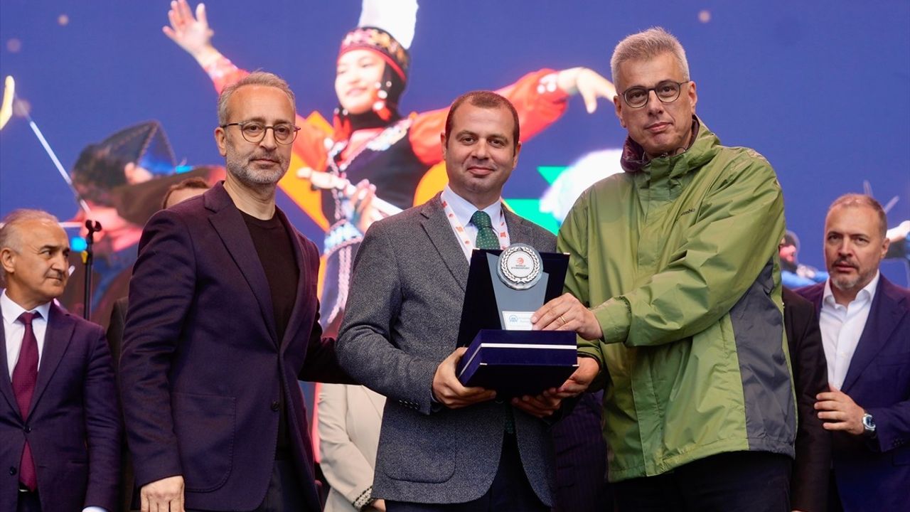 7. Etnospor Kültür Festivali'nde Anadolu Ajansına Ödül