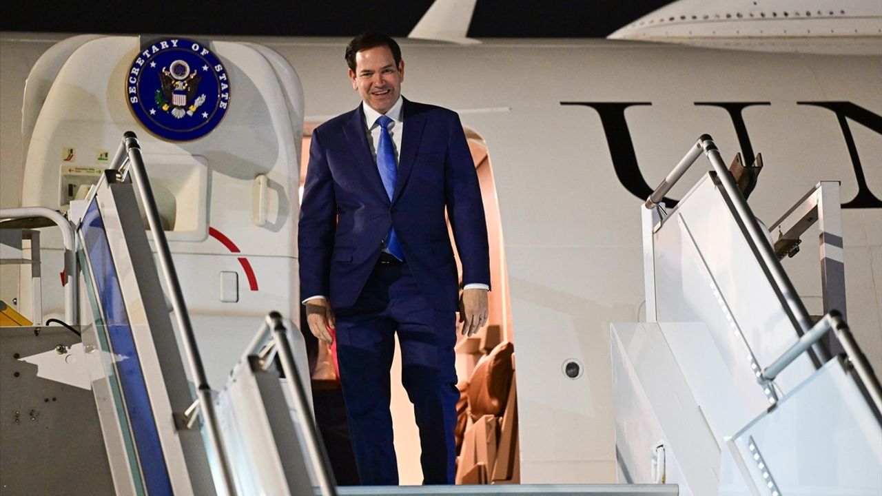 ABD Dışişleri Bakanı Rubio, Antalya'da NATO Toplantısına Katılmak Üzere Geldi