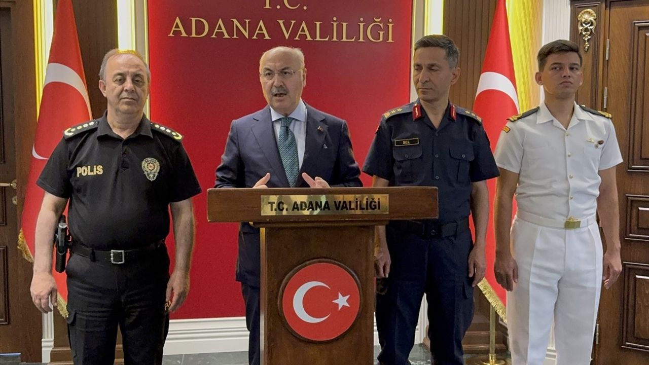 Adana Valisi Köşger: Asayiş ve Uyuşturucuyla Mücadelede Hassasiyet Devam Ediyor