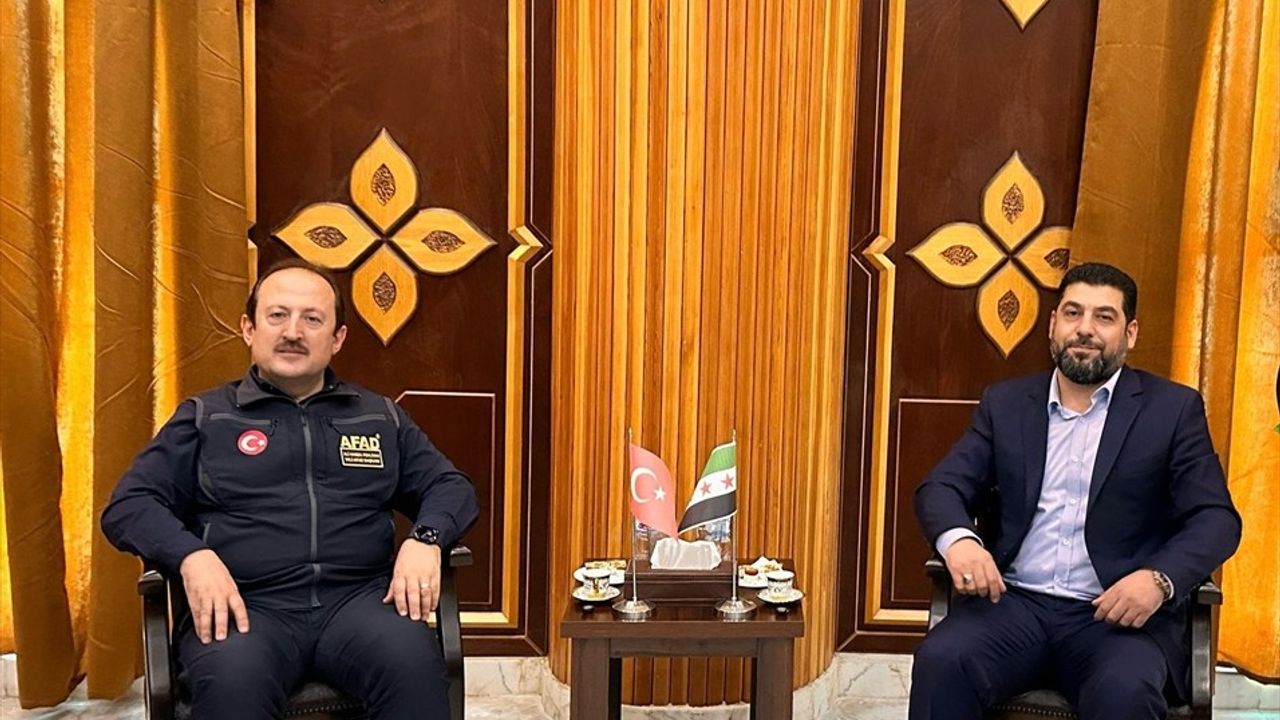 AFAD Başkanı Pehlivan, Lazkiye Valiliği'ni Ziyaret Etti