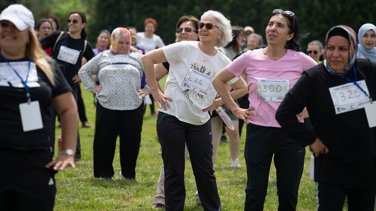 Ankara'da Kadınlardan Guinness Dünya Rekoru Aerobik Denemesi