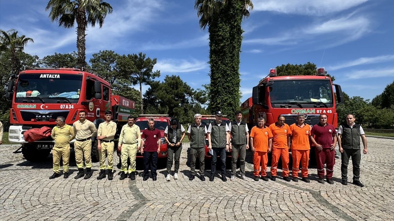 Antalya Orman Bölge Müdürlüğü, Olası Yangınlara Karşı Hazırlıklarını Tamamladı