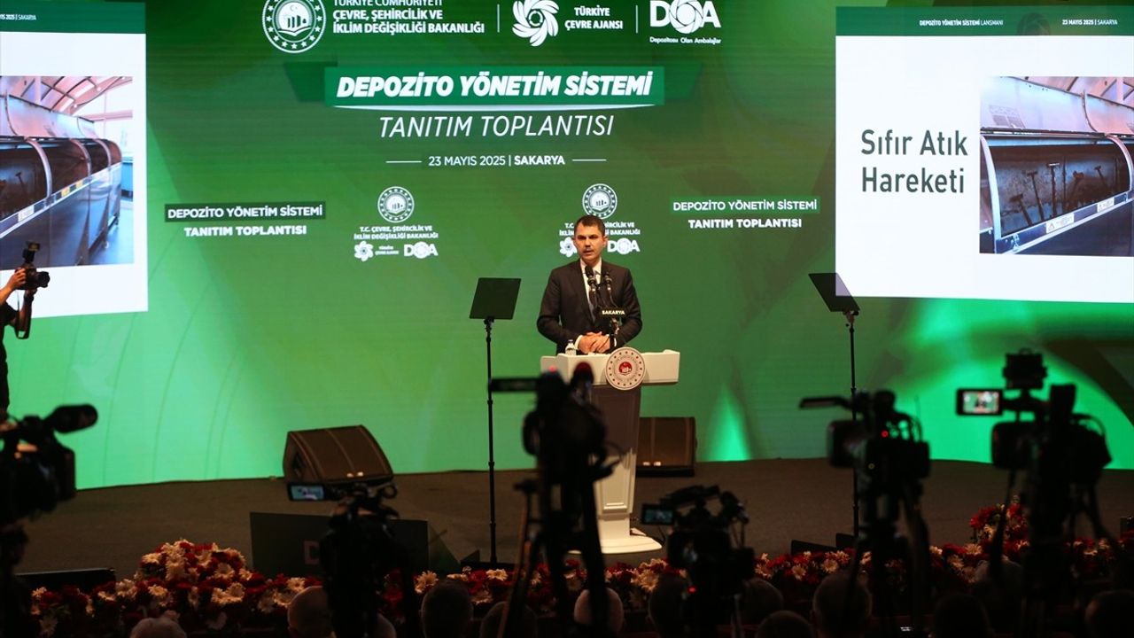Bakan Kurum'dan Sakarya'da Depozito İade Sistemi Vurgusu