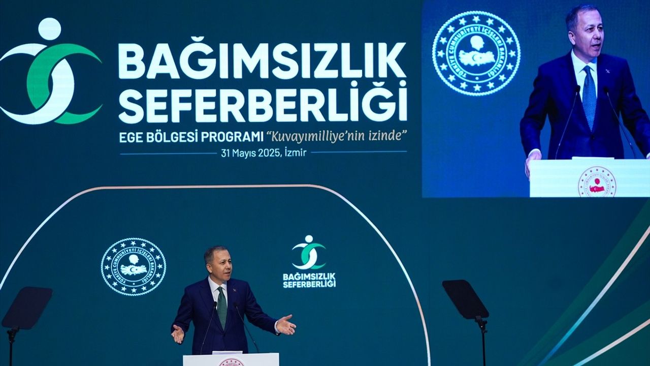 Bakan Yerlikaya, Ege Bölgesi'nde 'Bağımsızlık Seferberliği'ni Tanıttı