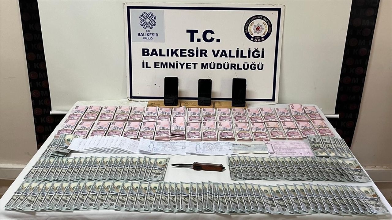 Balıkesir'de Tefecilik Operasyonu: 6 Şüpheli Yakalandı