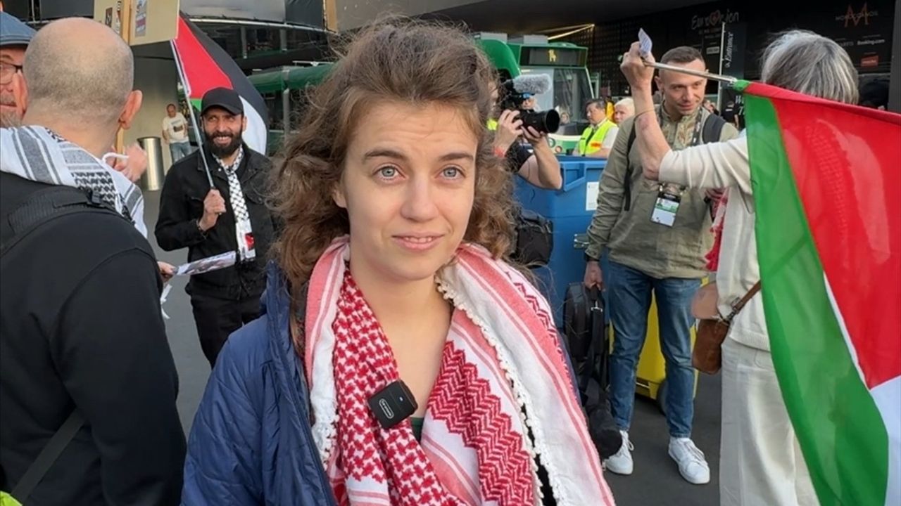 Basel'de Aktivistler, İsrail’in Eurovision Katılımına Karşı Eylem Düzenliyor