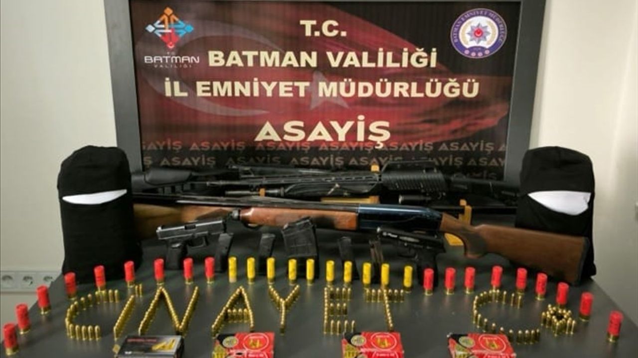 Batman'da Silahlı Suç Örgütüne Operasyon: 9 Tutuklama