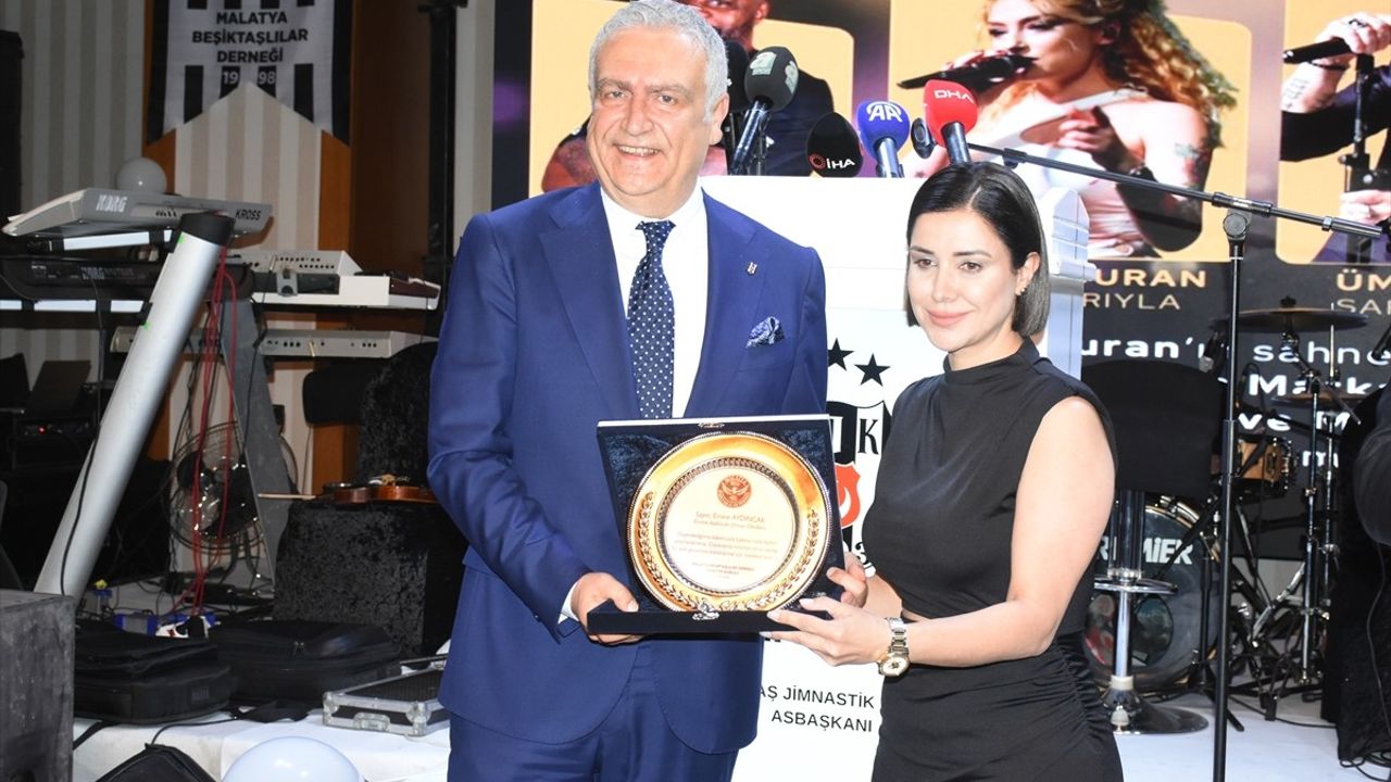 Beşiktaş Başkanı Serdal Adalı, Malatya'da Yardım Gecesine Katıldı