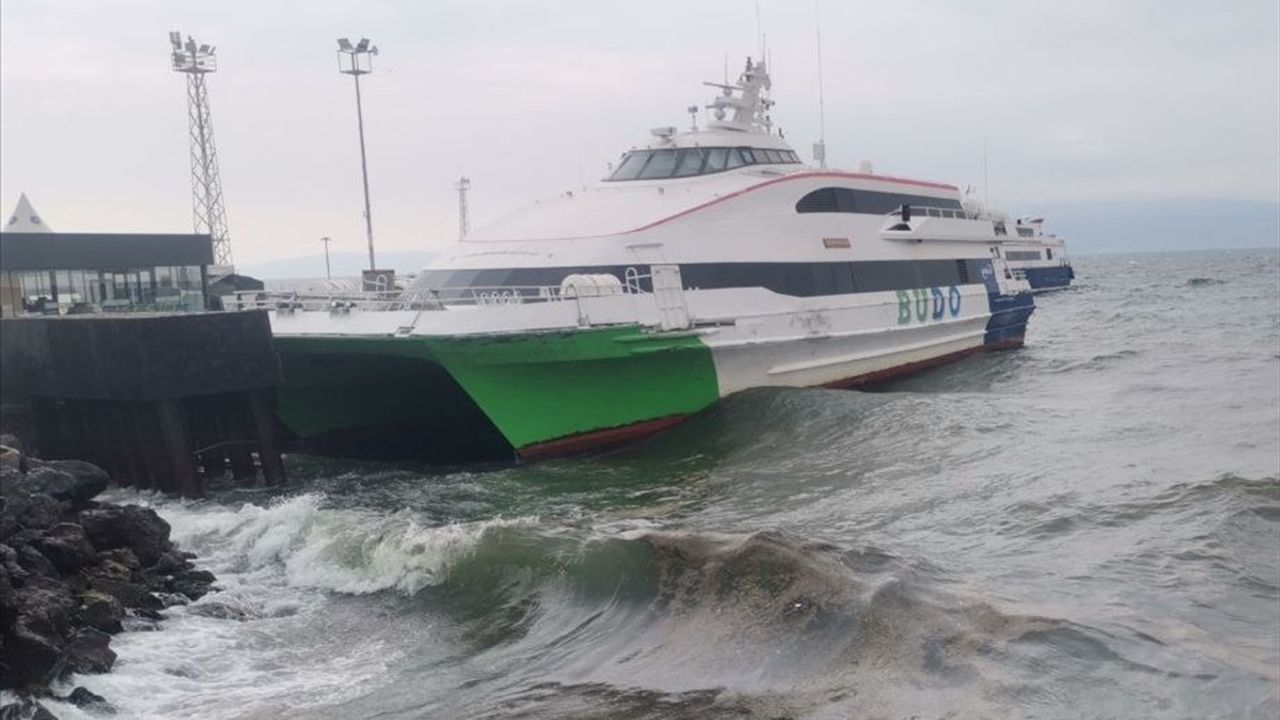 Bursa Deniz Otobüsleri: 8 Sefer Olumsuz Hava Nedeniyle İptal