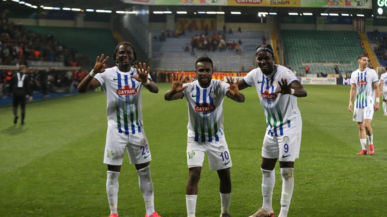 Çaykur Rizespor, Göztepe'yi 6-3 Yenerek Ligde Kalmayı Garantiledi