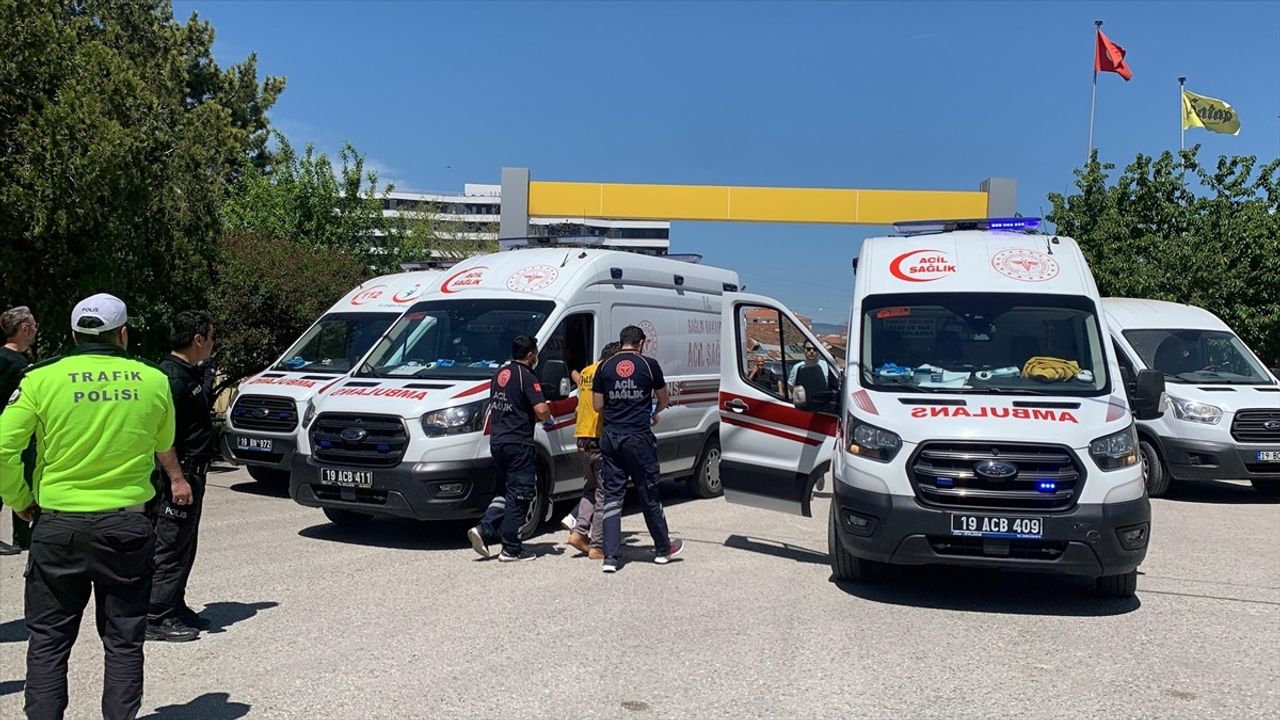 Çorum'daki Un Fabrikasında Patlama: 9 Yaralı