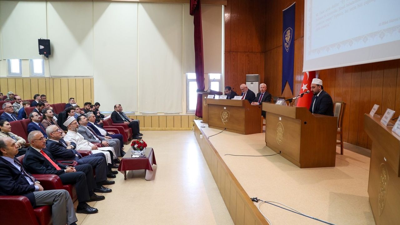 Diyanet İşleri Başkanı Erbaş, Türkiye'nin Kur'an-ı Kerim'i Güzel Okuma Yarışması Finalinde Açıklamalarda Bulundu