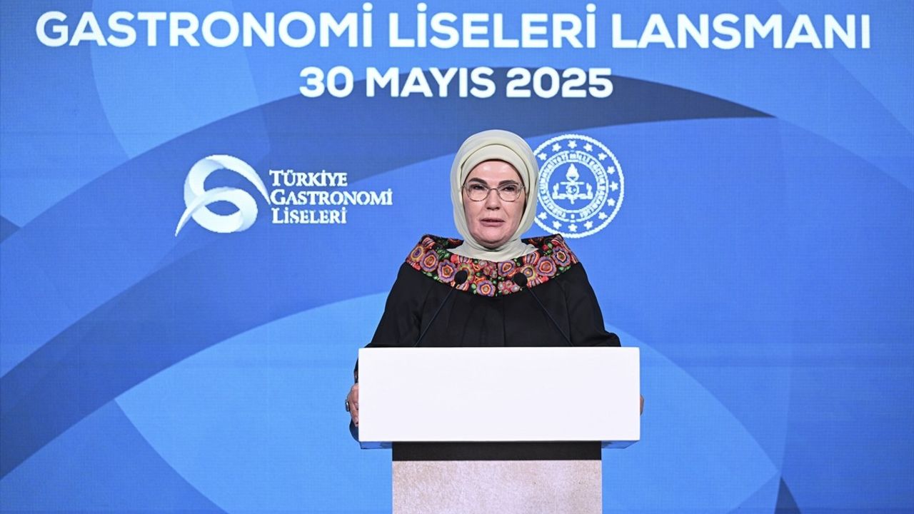 Emine Erdoğan, Türkiye Gastronomi Liseleri Projesi’ni Tanıttı