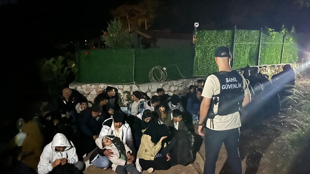 Fethiye'de 36 Düzensiz Göçmen Yakalandı