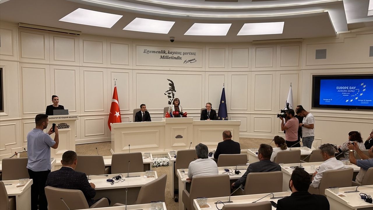 Gaziantep'te Avrupa Günü Resepsiyonu Coşkuyla Kutlandı